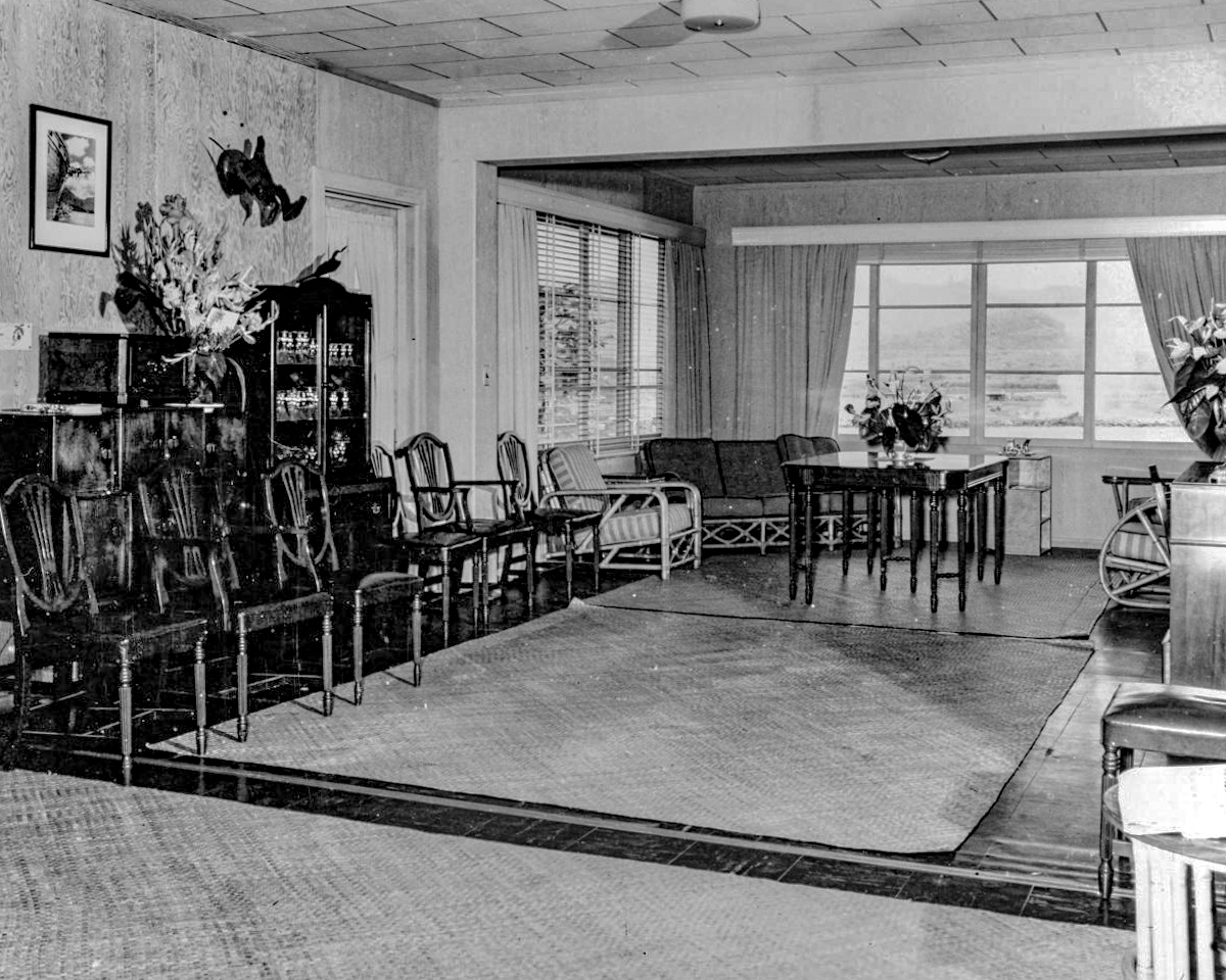 Interior View of Admiral Chester W. Nimitz's Living Quarters