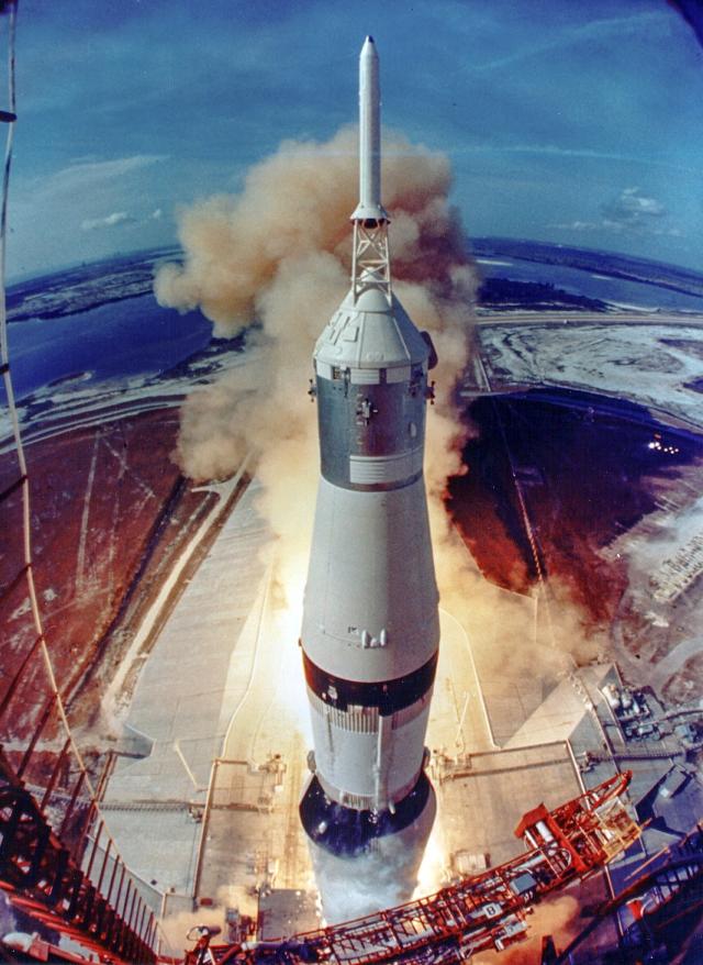 Launch of Apollo 11 Saturn V rocket