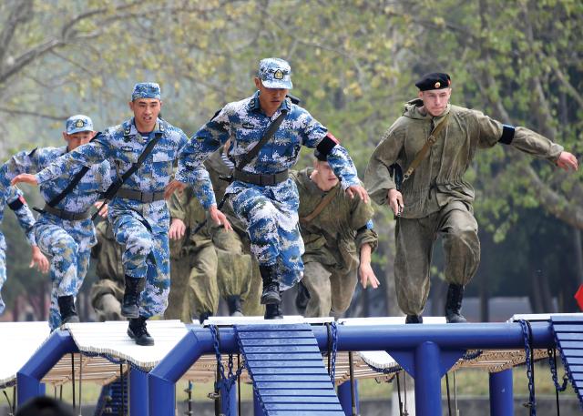 Recent PLANMC drills have not been unilateral. In the Joint Sea series of naval exercises, Chinese marines train with their Russian counterparts.