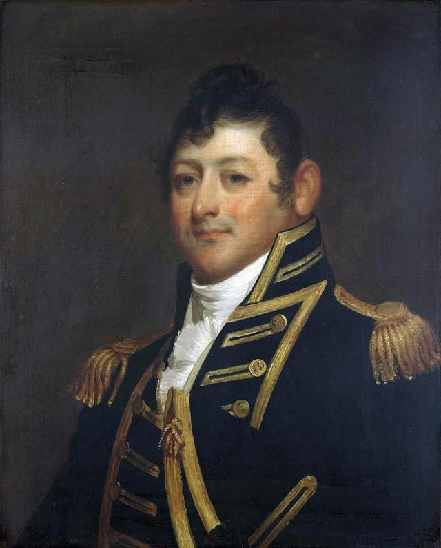Portrait of Captain Isaac Hull by Samuel L. Waldo
