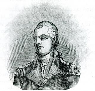 Engraving of a portrait of John Barry
