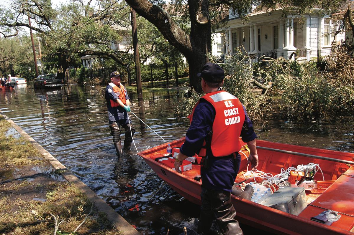 U.S. Coast Guard during Hurricane Katrina