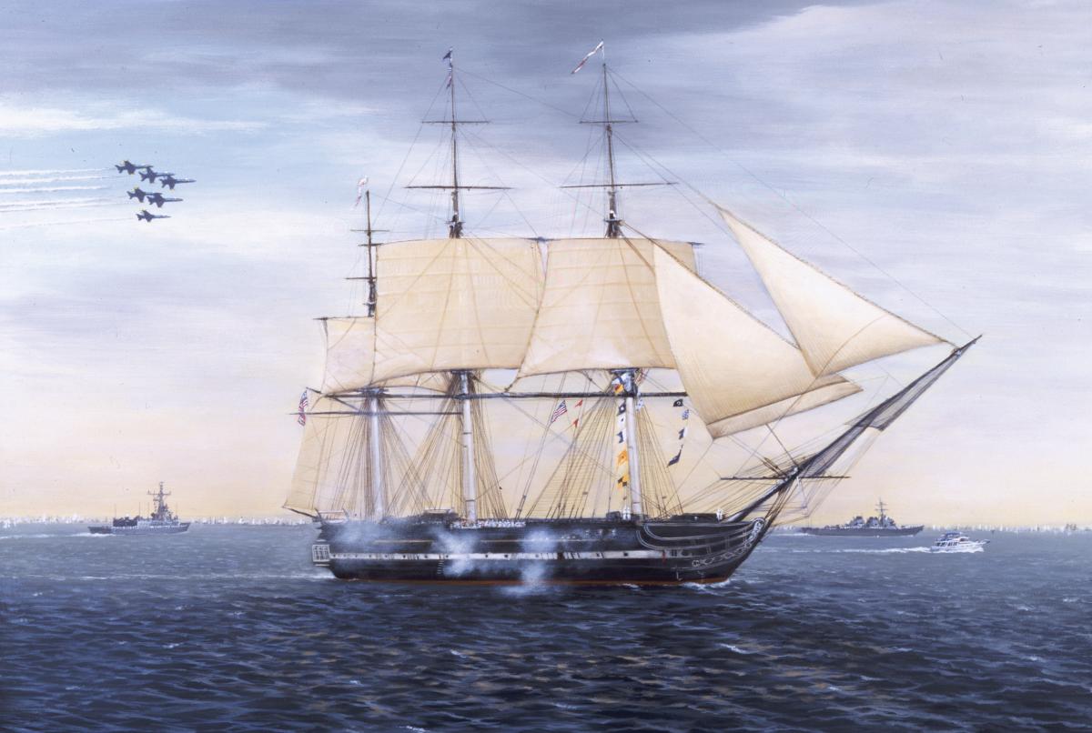Erick Marshall Murray’s painting "Queen of the Fleet"