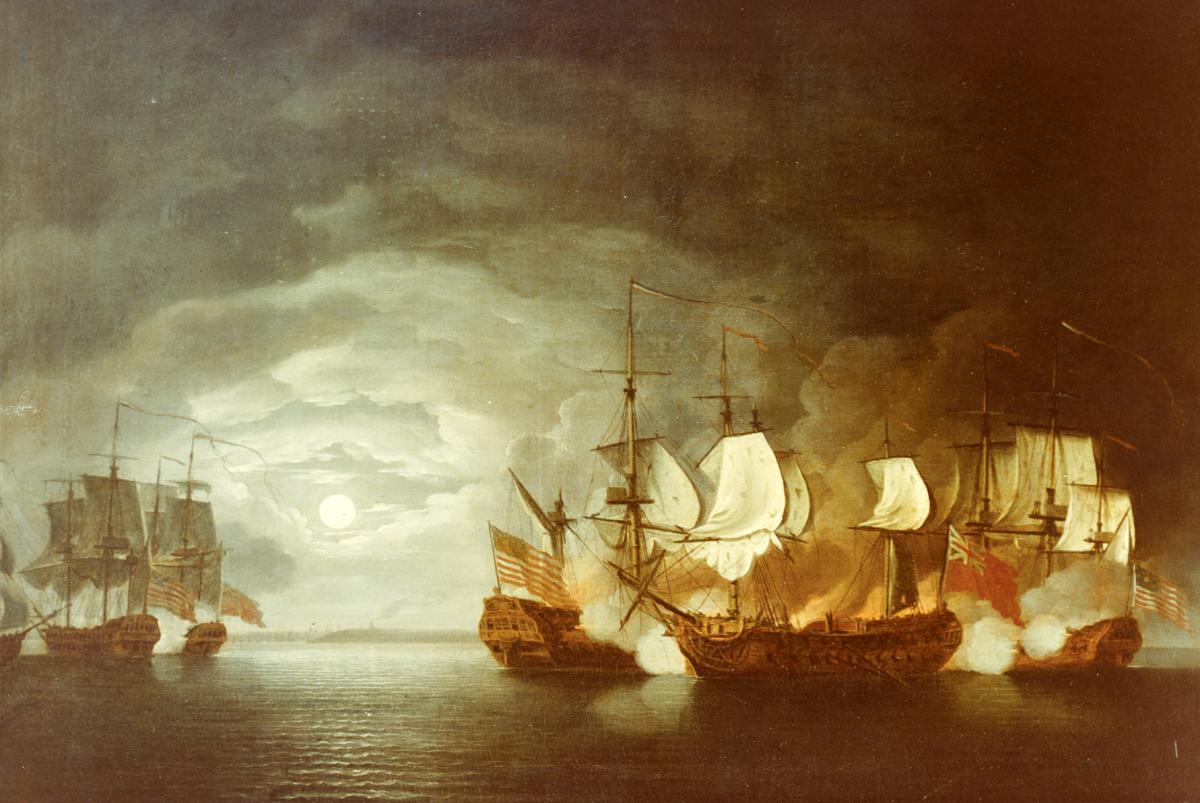 Battle between Continental Ship Bonhomme Richard and HMS Serapis, 23 September 1779pwreck mystery that has led to at least two possible wreck locations.