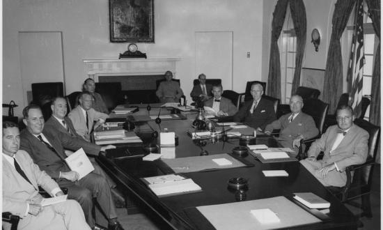 Truman with National Security Council
