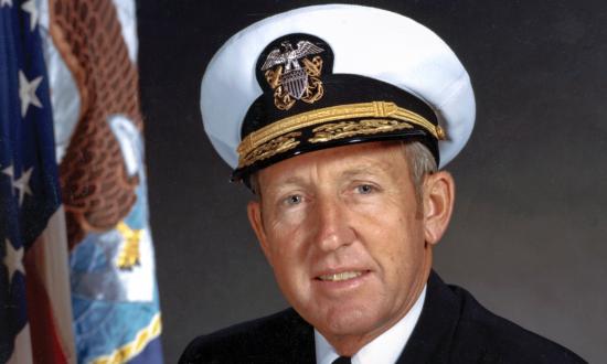 Flag portrait of Chief of Naval Operations Thomas B. Hayward
