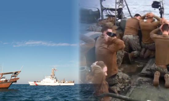 U.S. Coast Guard (Michelle Roberts) Screen shot from an IRGC video released by Iranian state-controlled media