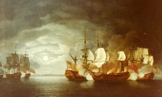 Battle between Continental Ship Bonhomme Richard and HMS Serapis, 23 September 1779pwreck mystery that has led to at least two possible wreck locations.