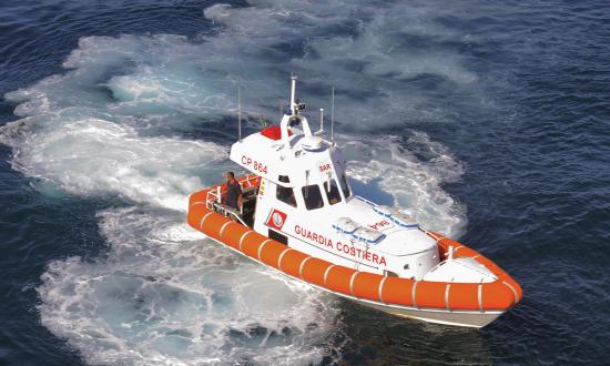 Italian Coast Guard patrol boat