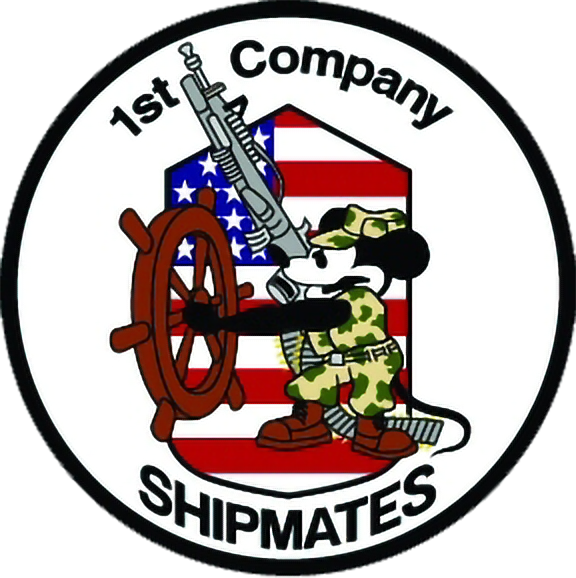 U.S. Naval Academy Brigade of Midshipmen 1st Company Logo