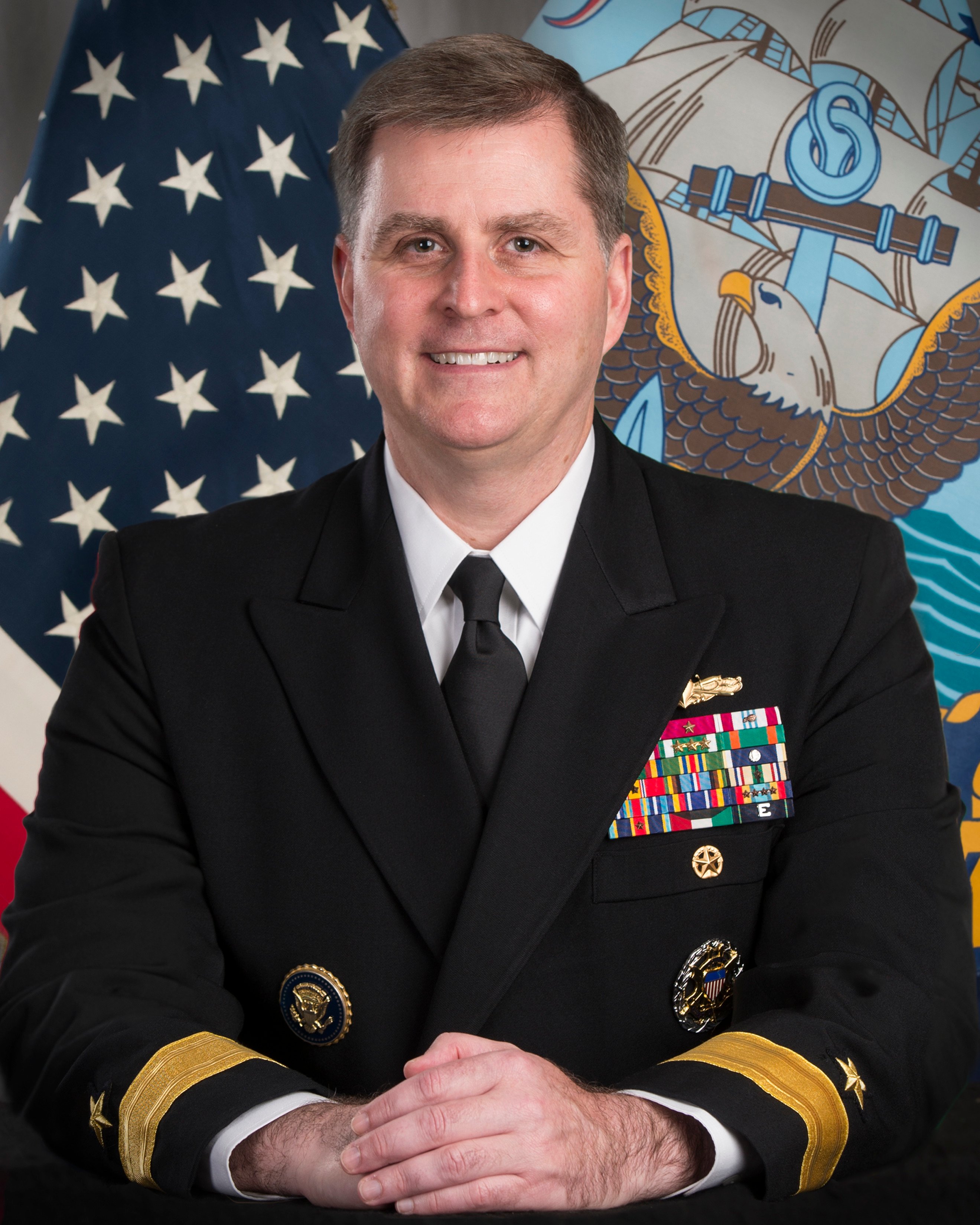 Portrait of  Rear Admiral Fred W. Kacher, U.S. Navy
