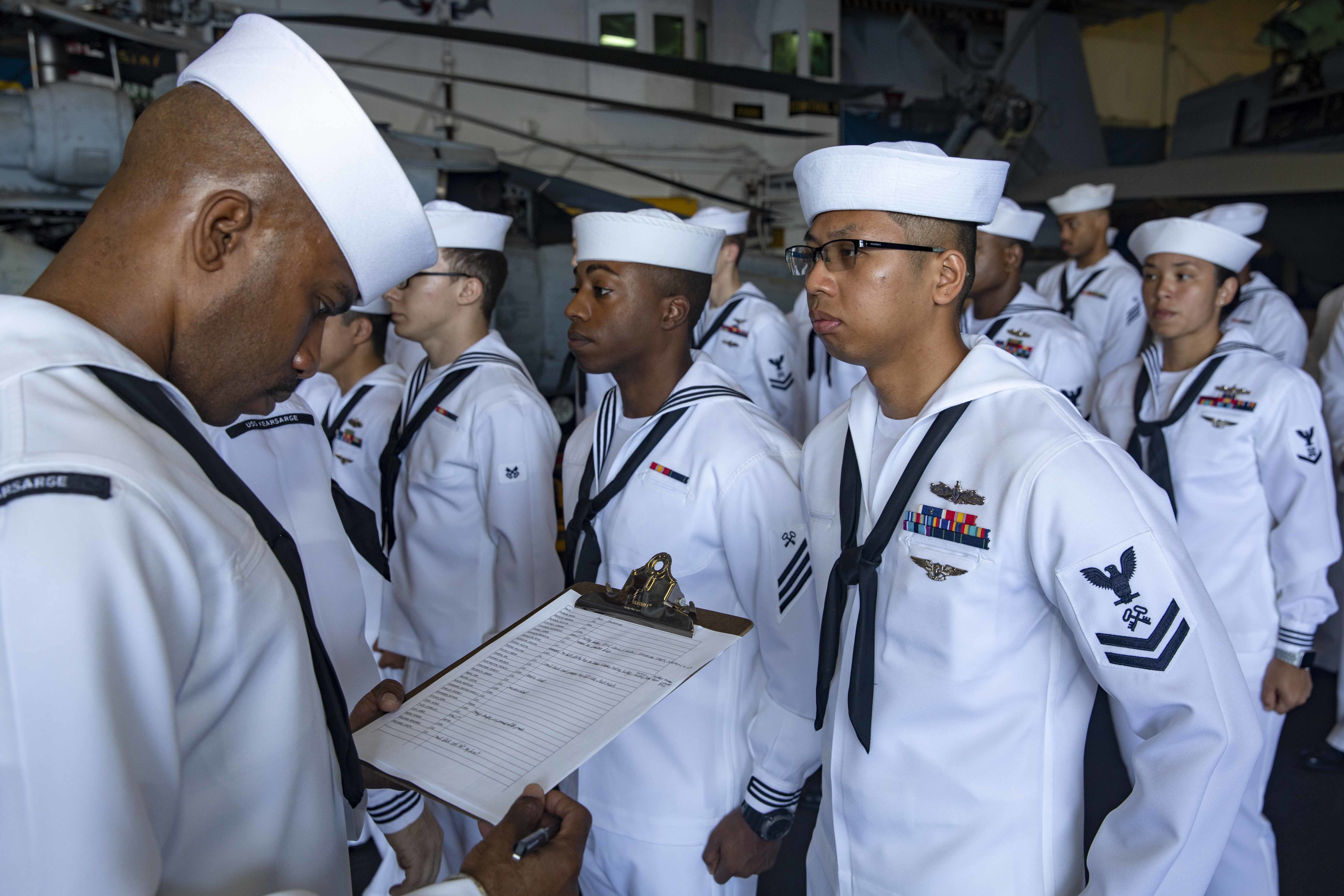 navy white uniforms