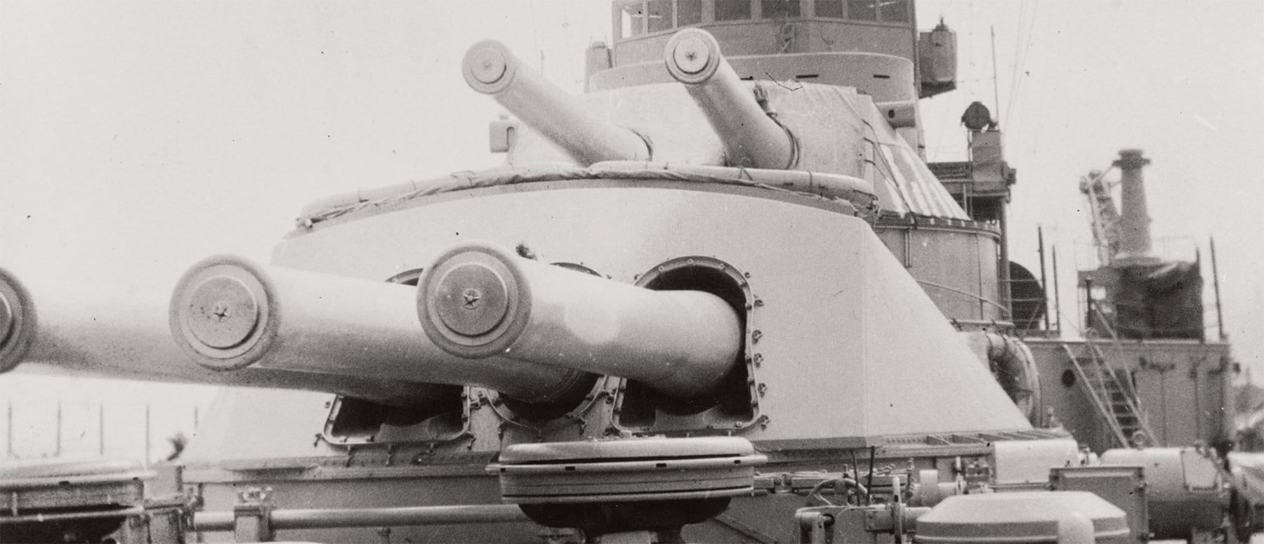 The U.S. Navy's Three-Gun Turrets | Naval History - June 2025, Volume 39,  Number 3, image size:1800x775