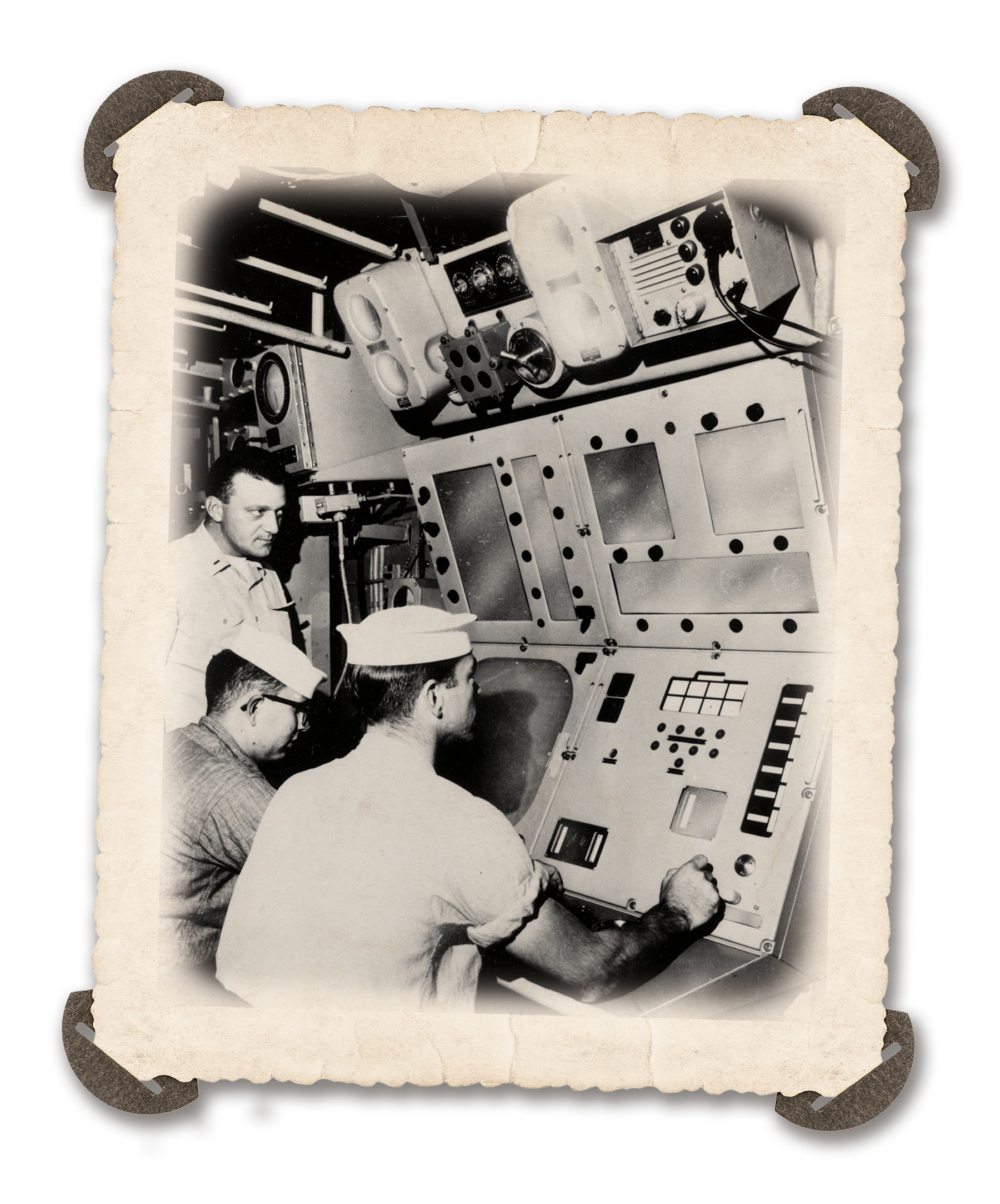 The antisubmarine rocket (ASRoc) fire-control system was the first shipboard installation of a digital computer. The picture’s release date in June 1960 suggests it may have been taken on board the USS Norfolk (DL-1), which was evaluating ASRoc at the time.