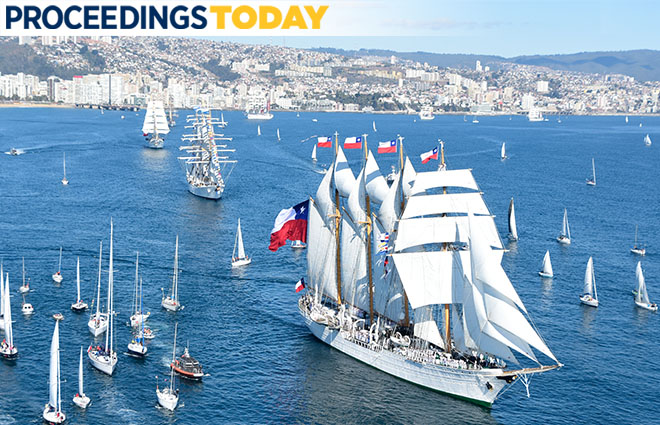 Armada de Chile Bicentenary Tallship Parade, Port of Valparaíso, June 3rd, 2018