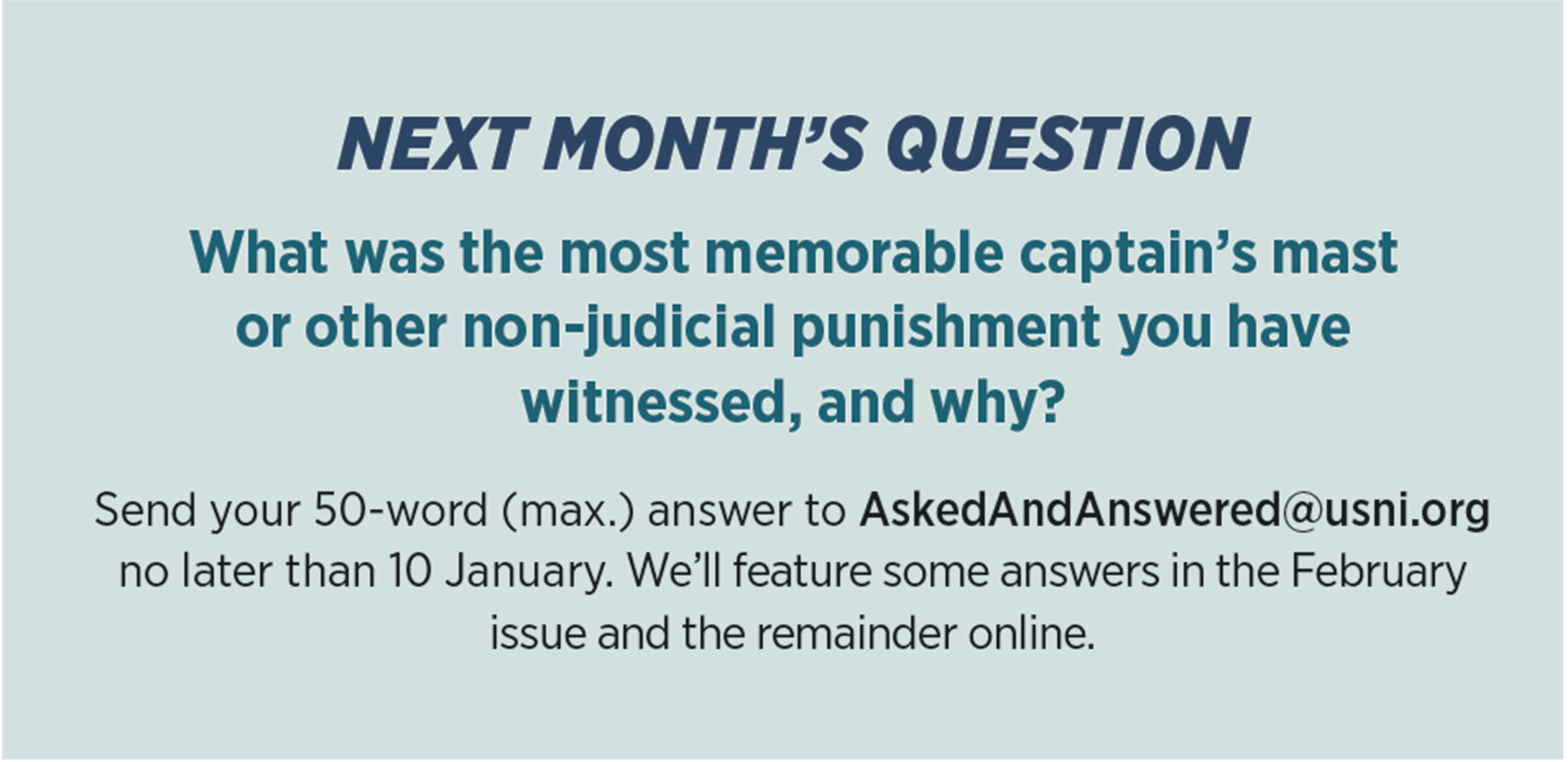 February Question