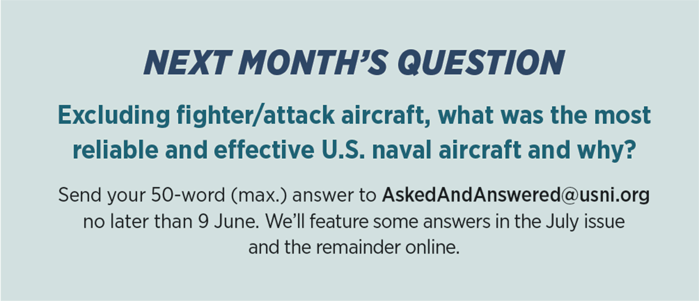 July Question