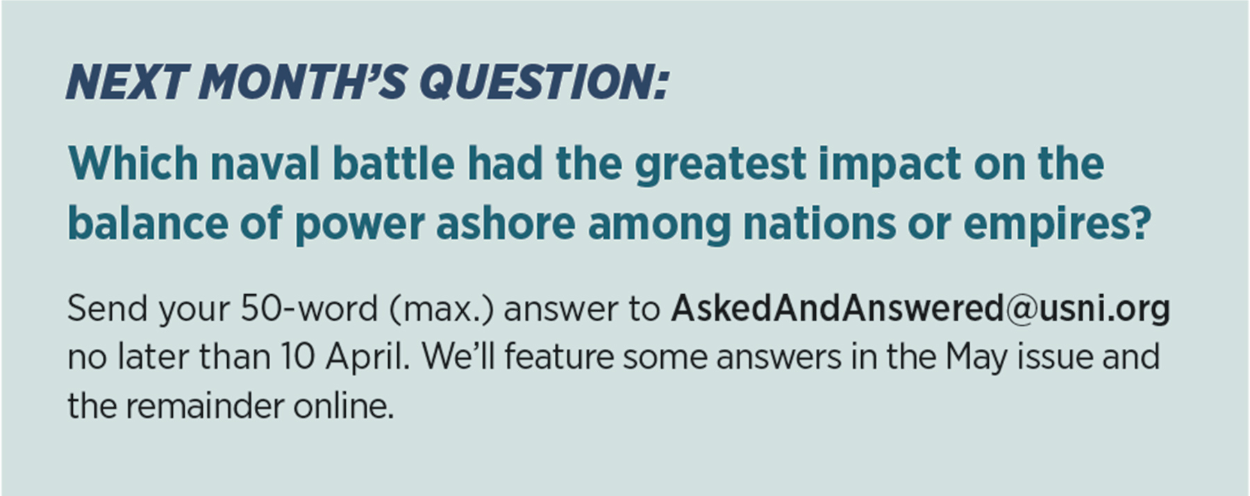 question