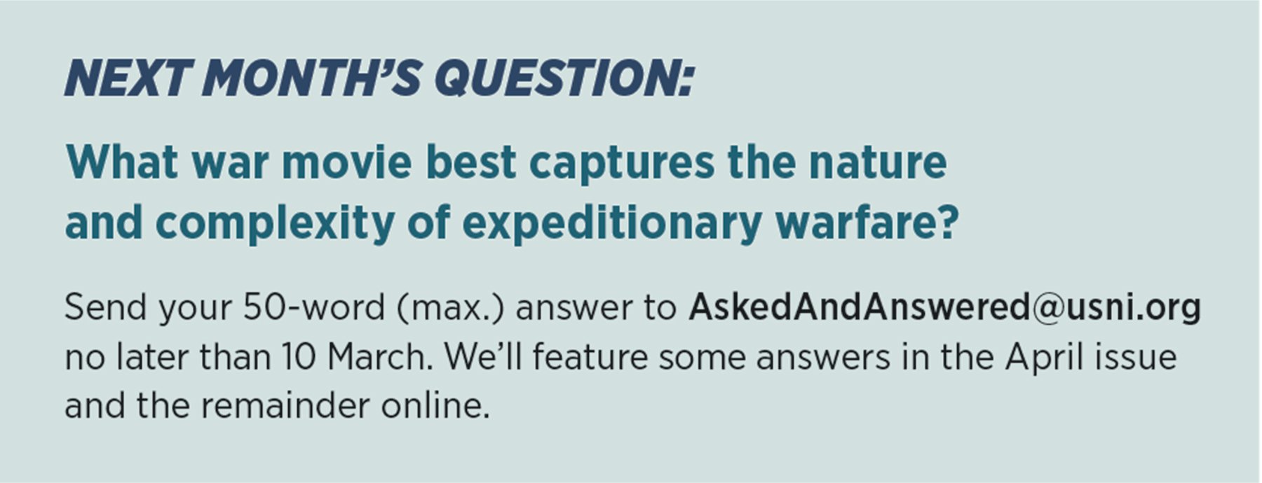 April question