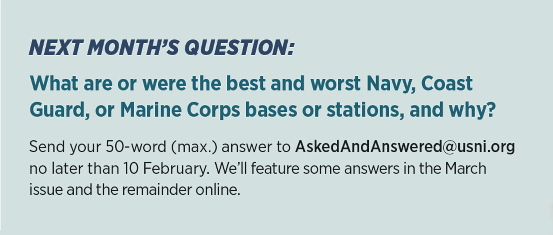 Question