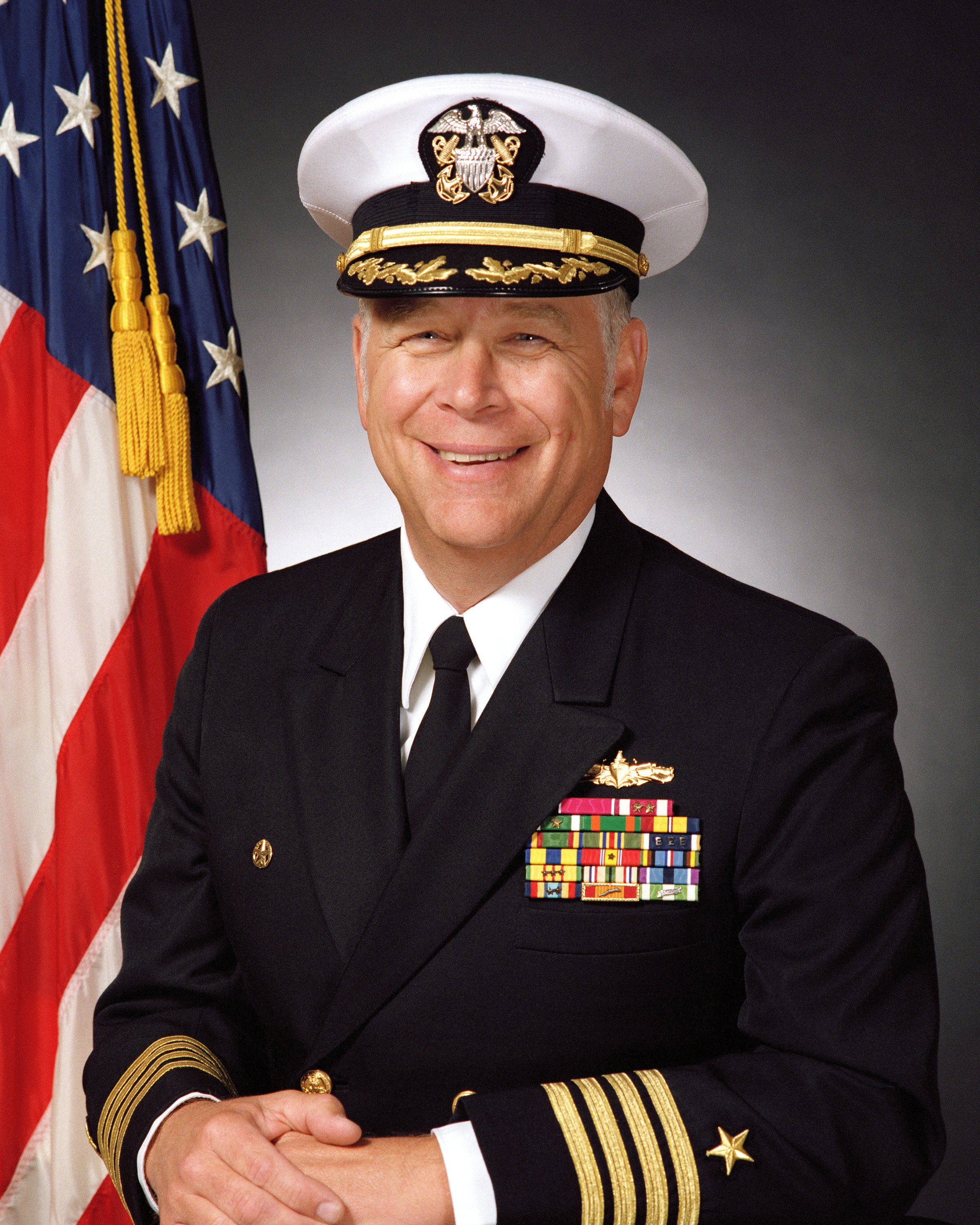 Captain Larry E. Eddingfield, USN (covered)