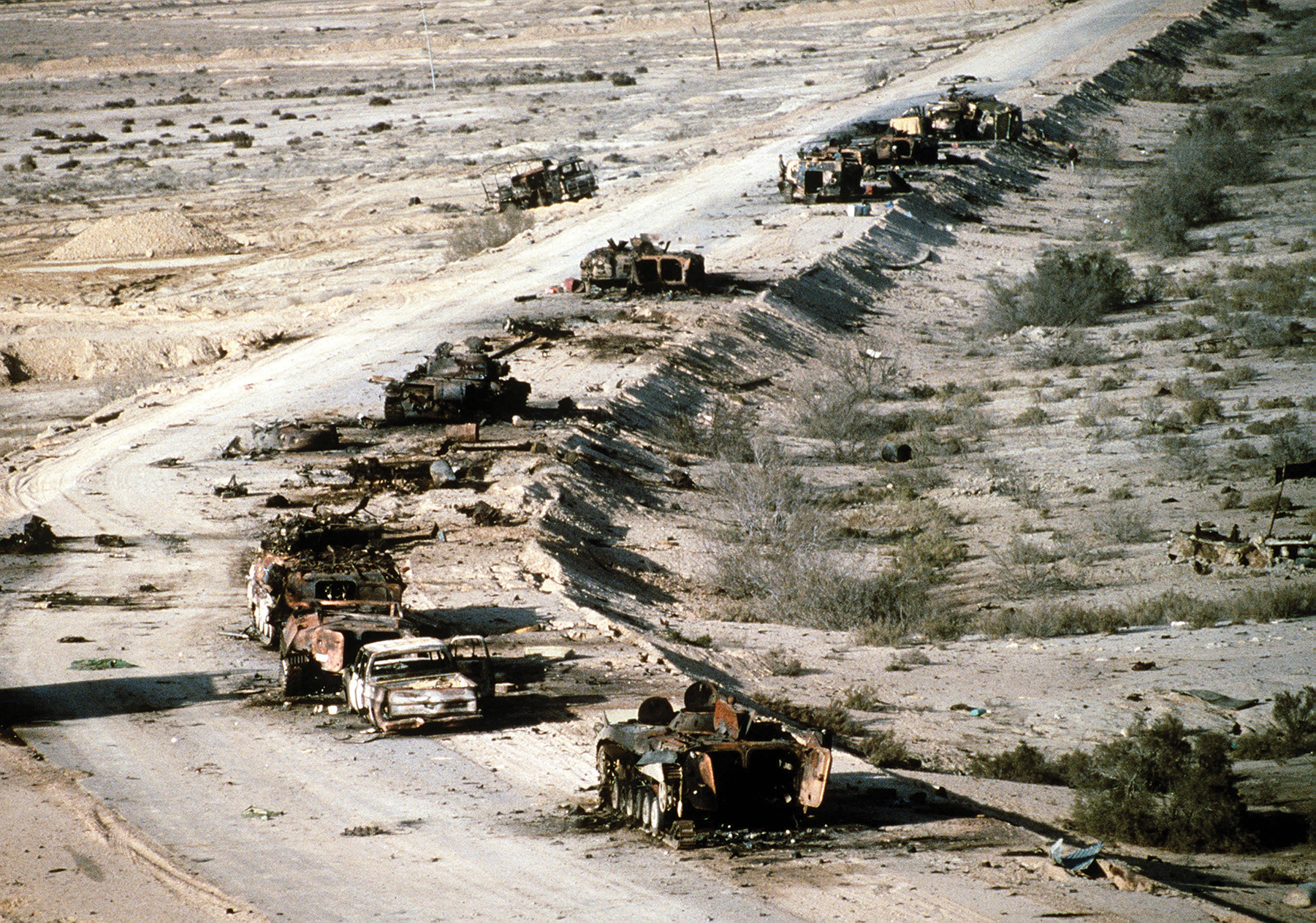 The Highway of Death, Kuwait, 1991
