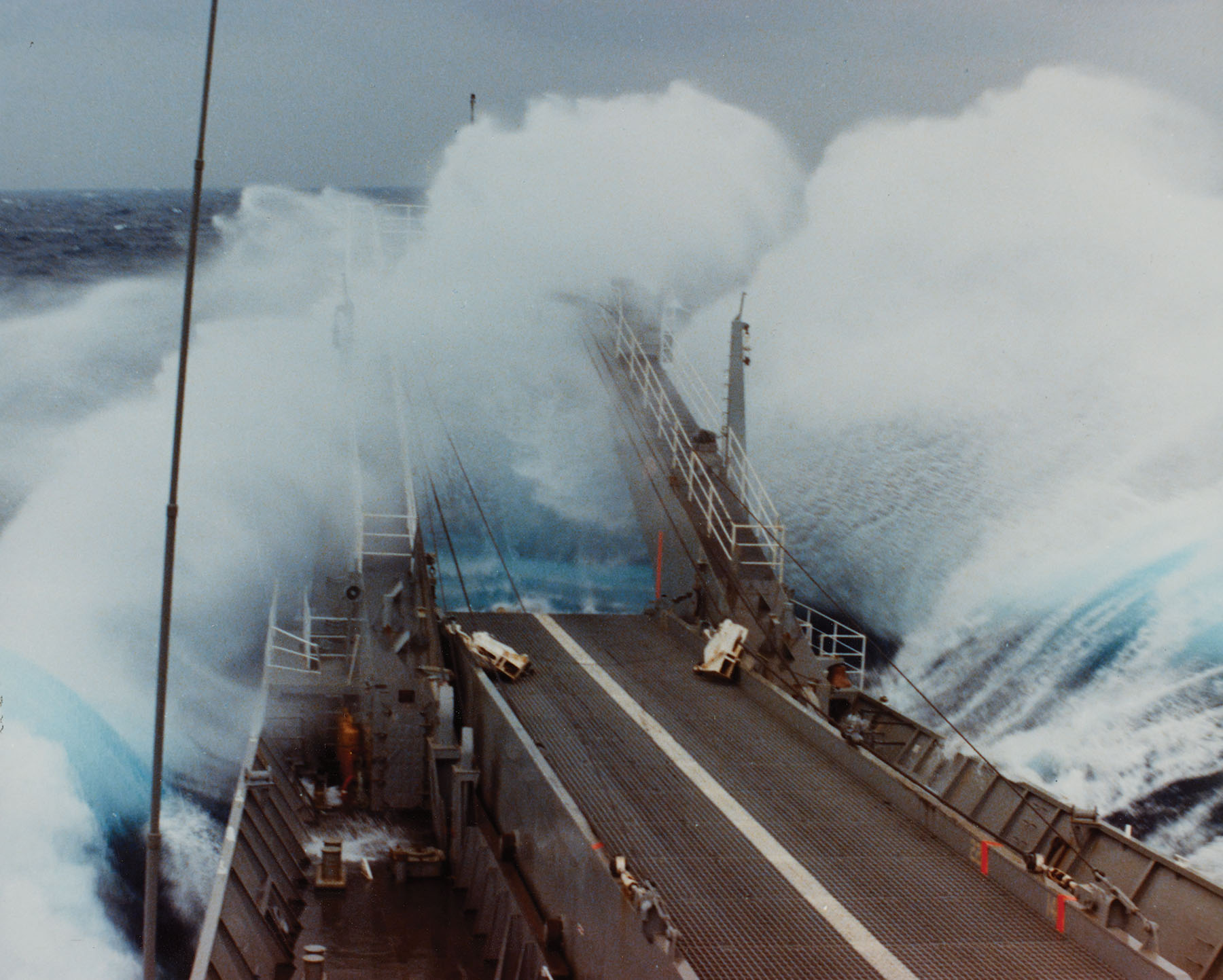Heavy seas