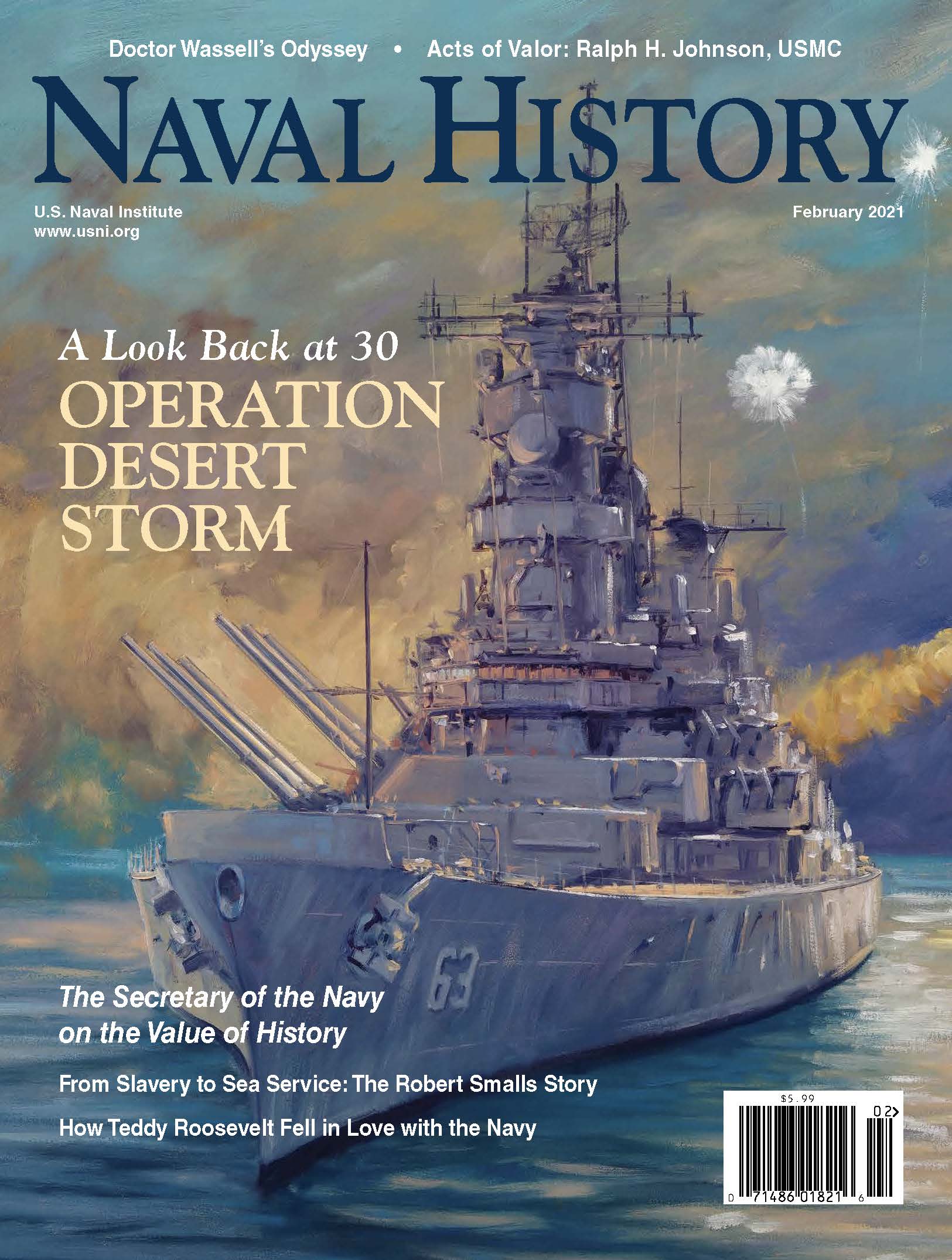 Naval History Cover January/ Feb 2021