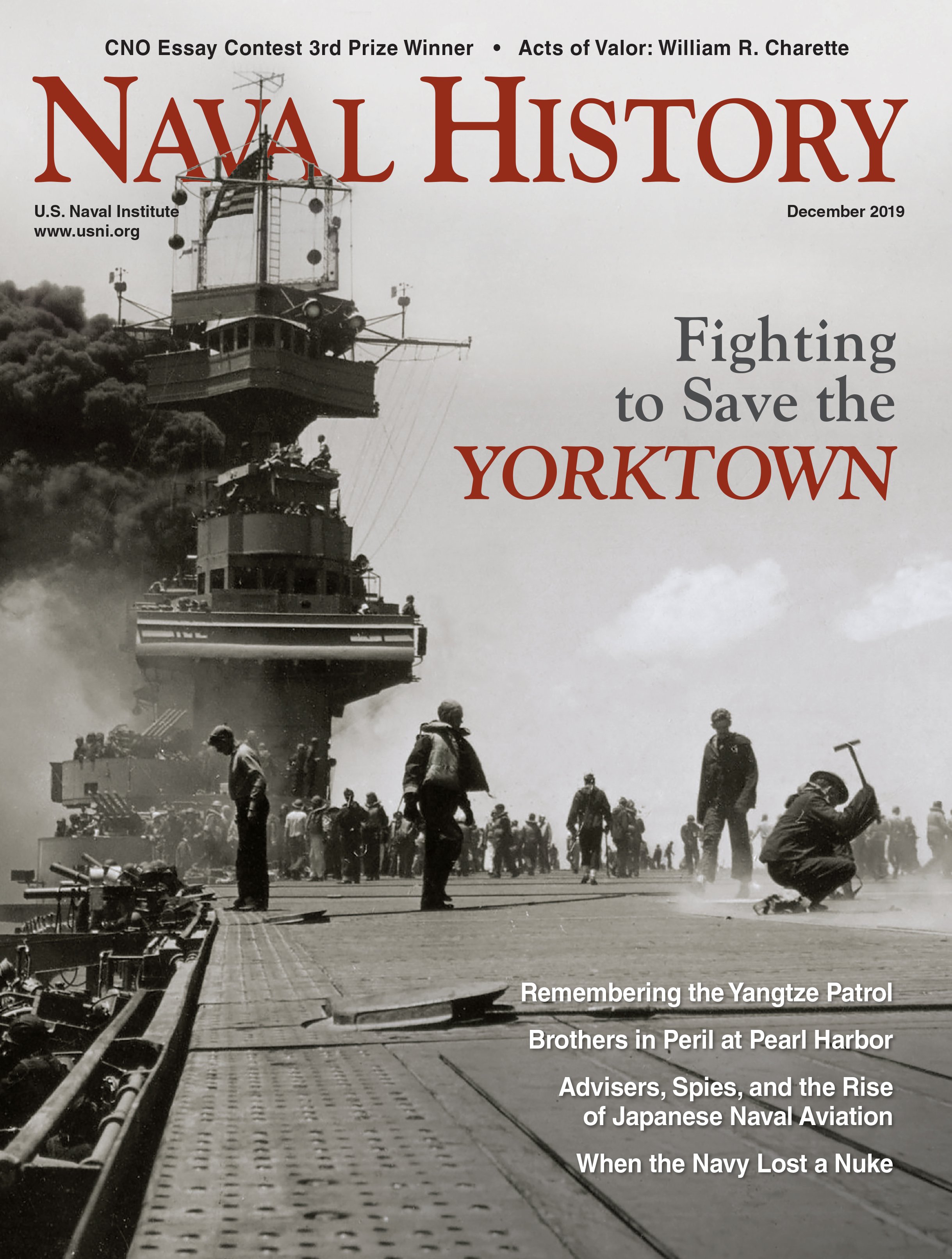 Naval History Magazine - December 2019 Volume 34, Number 6 Cover