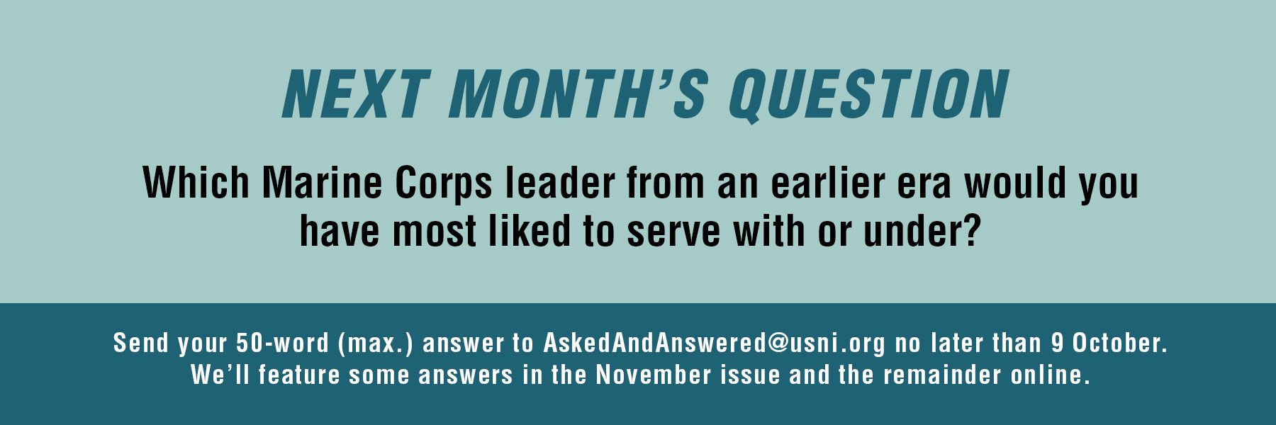 November question