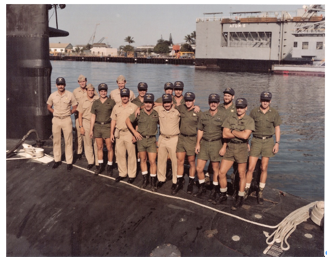 SEALs from SDVT-1 aboard USS Cavalla in the early 1980s