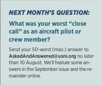 September Asked & Answered Question