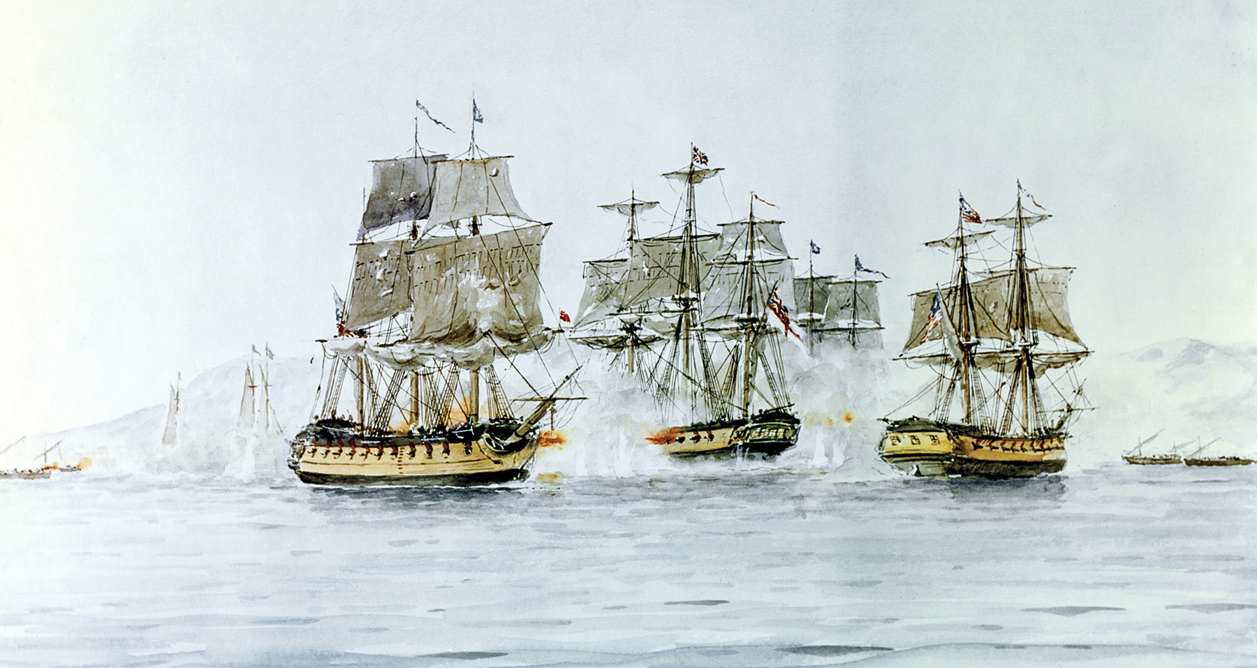 Sketch of the Battle of Lake Champlain