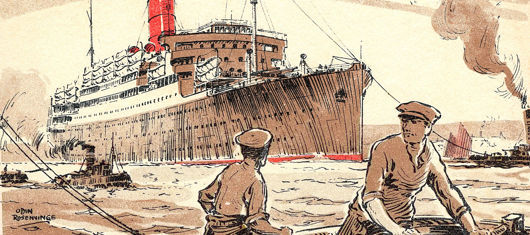The sinking of shop laconia