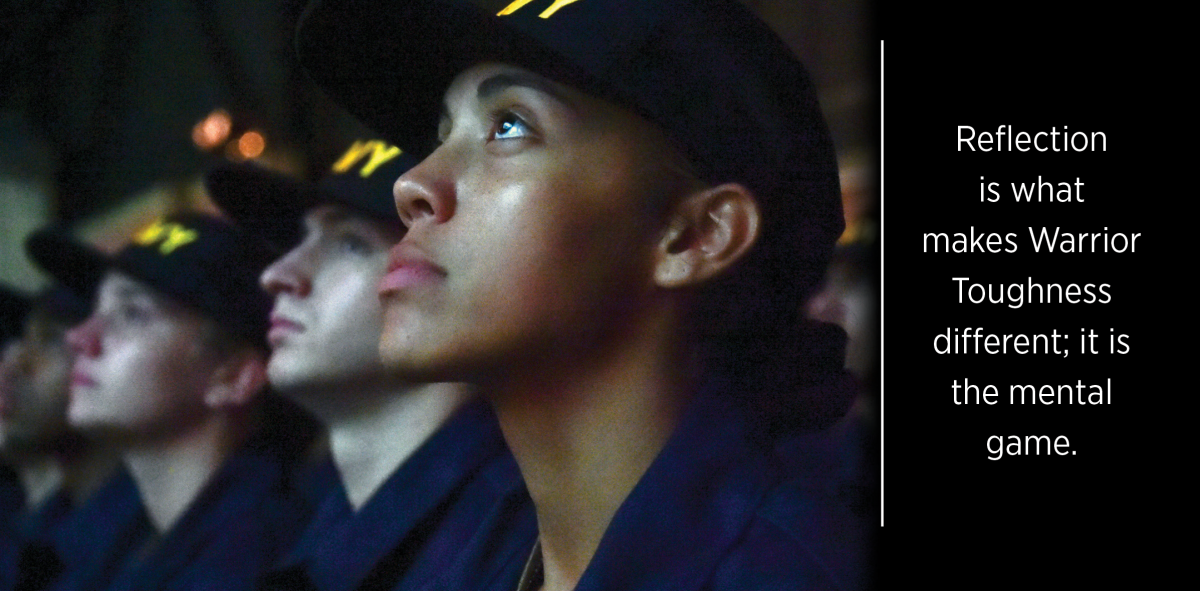 Reflection is what  makes Warrior Toughness different; it is the mental game.