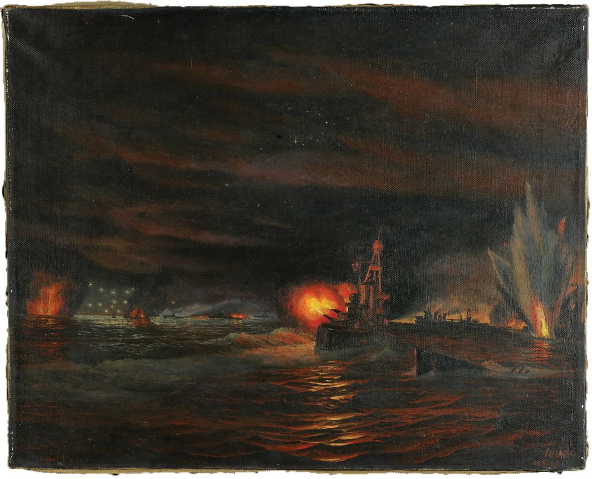 "Battle of Tassafaronga" by Clarence J. Tibado