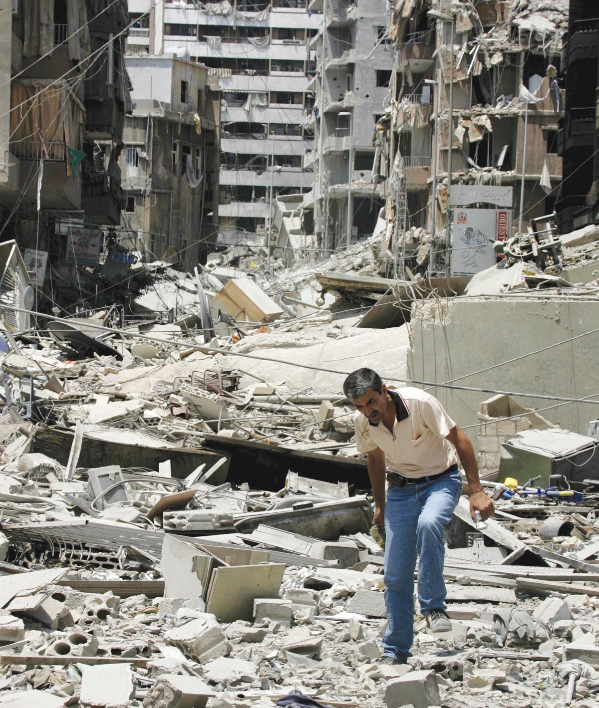 Destruction in Beirut, Summer 2006