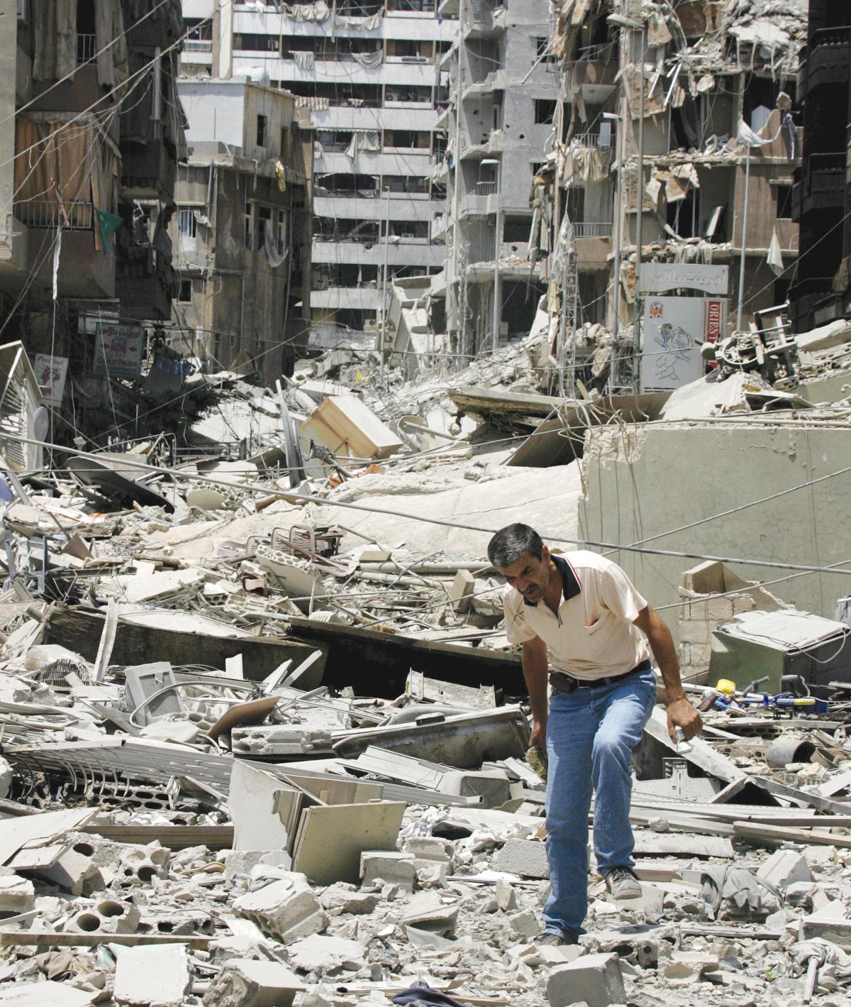 Destruction in Beirut, Summer 2006