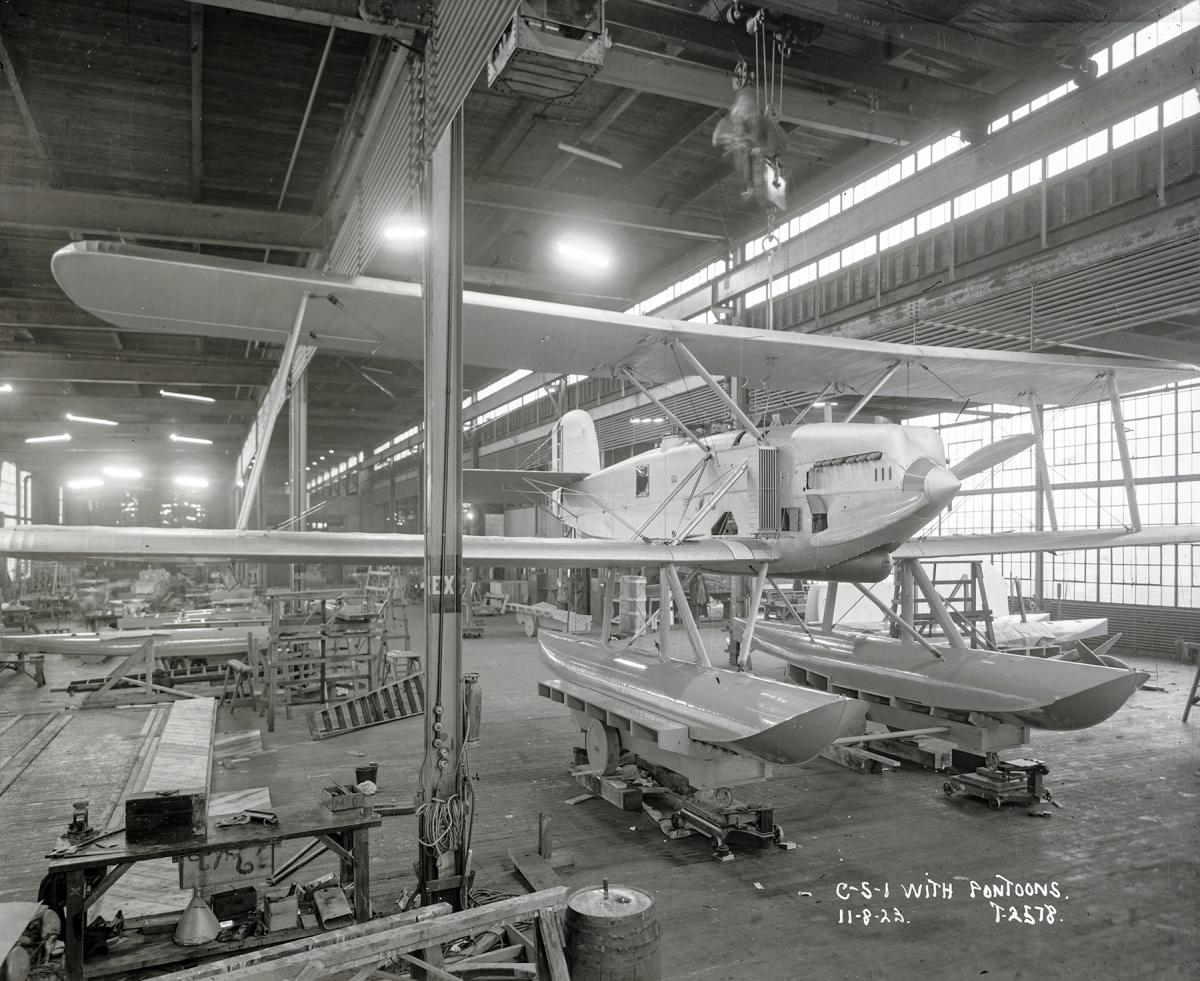 Curtiss CS-1 on the factory floor