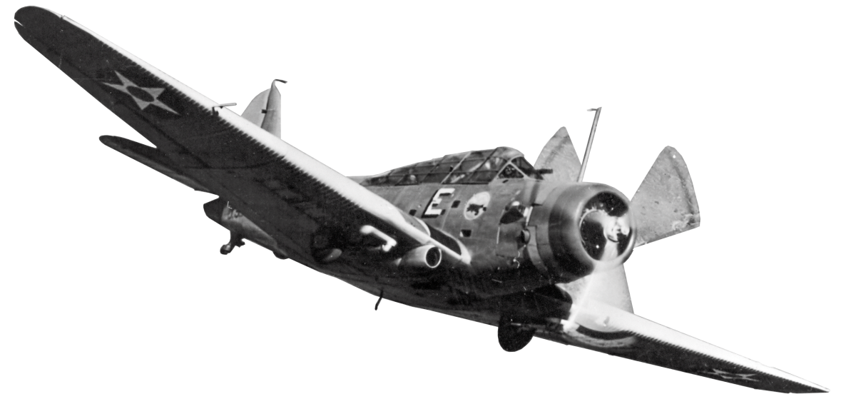 A Devastator in flight in 1942