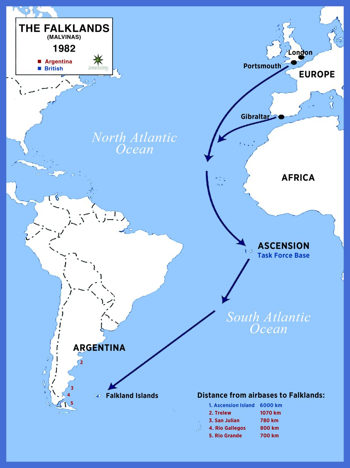 Map 2: Falkland Islands