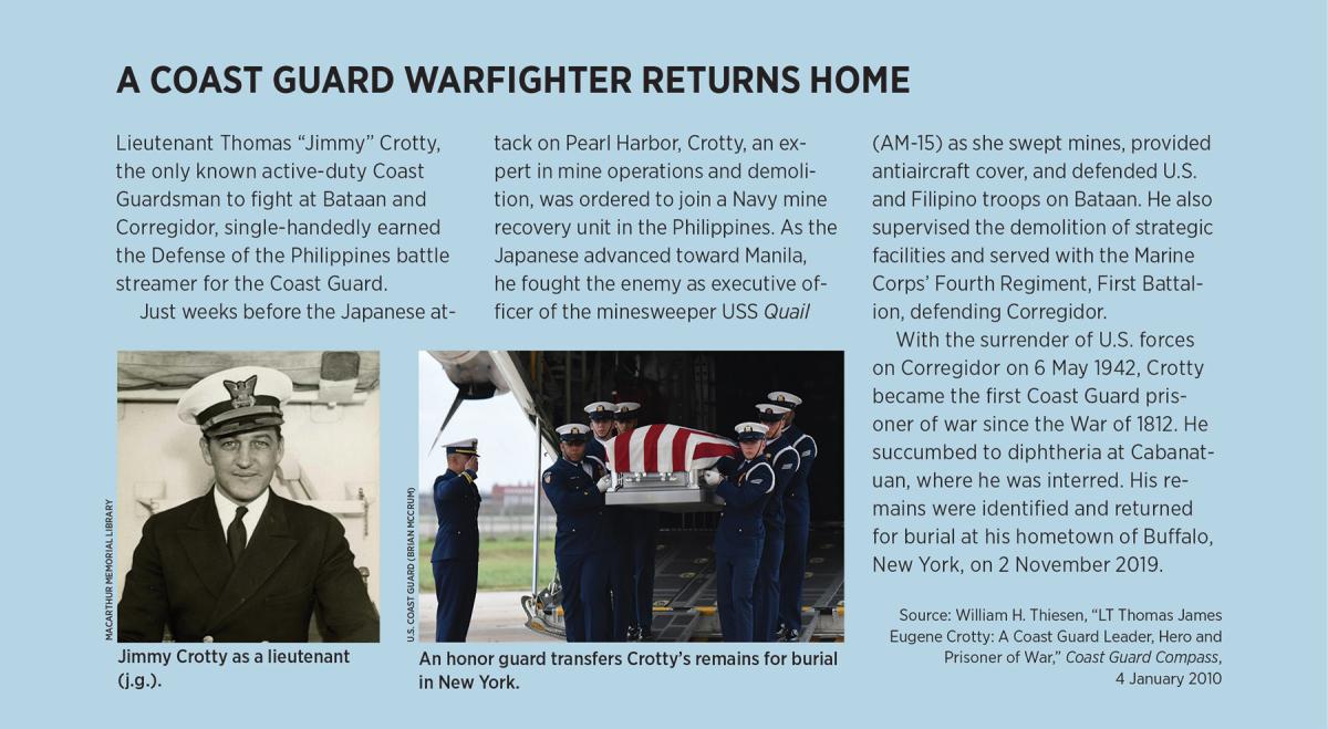Lieutenant Thomas “Jimmy" Crotty’s remains return home for burial.