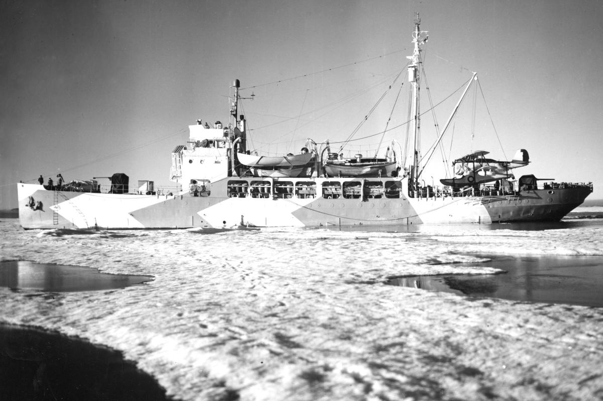 Port surface view of the USCGC Northland (WPG-49)