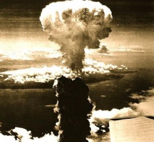 Mushroom cloud over Hiroshima