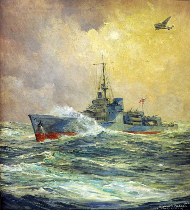 “Campbell puts to sea” by Anton Otto Fischer