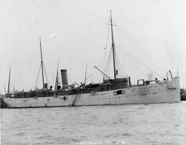 USS Yosemite after the war