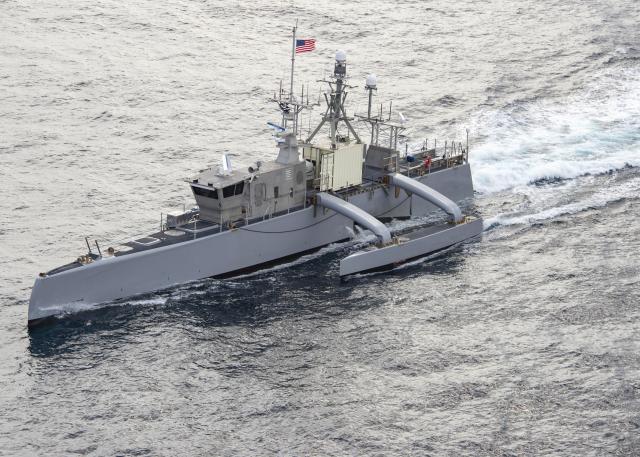 Sea Hunter unmanned surface vessel