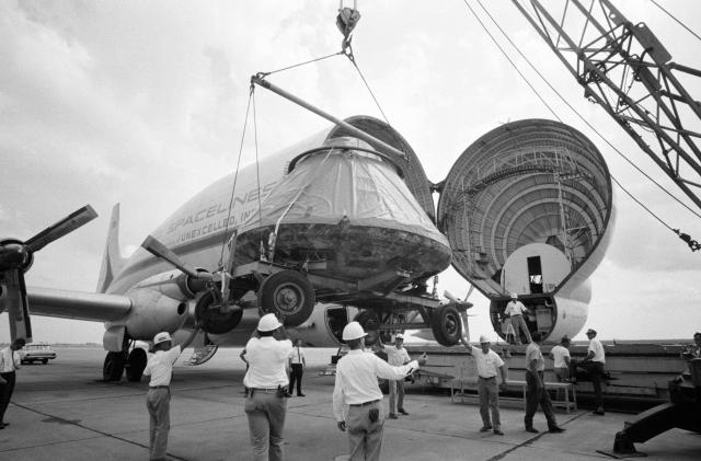 The Apollo command module Columbia 