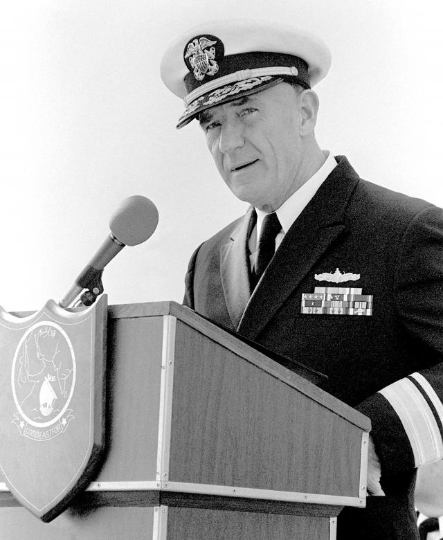 Rear Admiral Bill Fogarty faced the challenge of coordinating the efforts of nine countries’ naval forces; “We had to move quickly to ensure that UN sanctions were carried out.”
