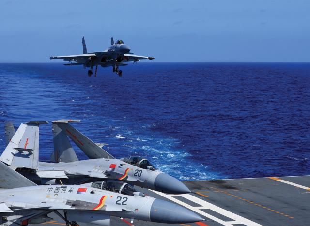 Chinese J-15 fighter 